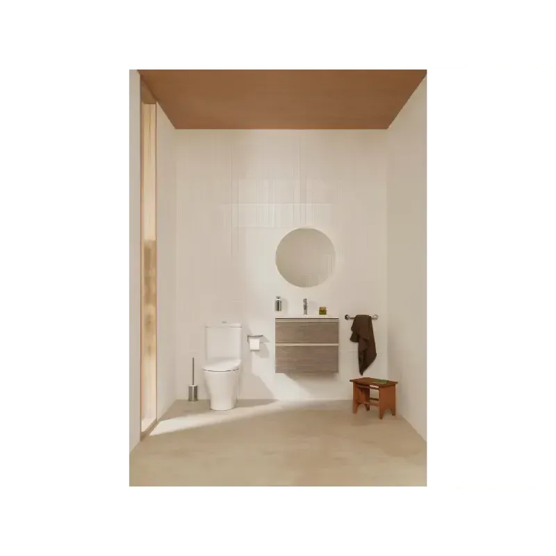 Casa si Gradina - Sanitare - Obiecte sanitare - Accesorii vase de toaleta - Capac WC Roca A801D20001, 419 mm, 357 mm, 1 functii speciale, suprafata antiaderent, oval, duroplast, Alb - Infinity.ro