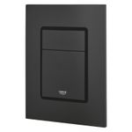 Casa si Gradina - Sanitare - Obiecte sanitare - Accesorii vase de toaleta - Clapeta WC Grohe 37535KF0, 130 mm, 172 mm, functie eco, verticala, incastrat pentru tip rezervor, Negru - Infinity.ro