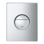 Casa si Gradina - Sanitare - Obiecte sanitare - Accesorii vase de toaleta - Clapeta WC Grohe 38965000, 156 mm, 197 mm, functie eco, verticala, incastrat pentru tip rezervor, Crom - Infinity.ro