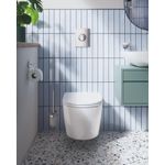 Casa si Gradina - Sanitare - Obiecte sanitare - Accesorii vase de toaleta - Clapeta WC Grohe 38965000, 156 mm, 197 mm, functie eco, verticala, incastrat pentru tip rezervor, Crom - Infinity.ro