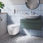 Casa si Gradina - Sanitare - Obiecte sanitare - Accesorii vase de toaleta - Clapeta WC Grohe 38965000, 156 mm, 197 mm, functie eco, verticala, incastrat pentru tip rezervor, Crom - Infinity.ro