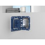 Casa si Gradina - Sanitare - Obiecte sanitare - Accesorii vase de toaleta - Clapeta WC Grohe 38805000, 156 mm, 197 mm, functie eco, verticala, incastrat pentru tip rezervor, Crom - Infinity.ro