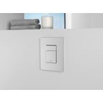 Casa si Gradina - Sanitare - Obiecte sanitare - Accesorii vase de toaleta - Clapeta WC Grohe 38805000, 156 mm, 197 mm, functie eco, verticala, incastrat pentru tip rezervor, Crom - Infinity.ro