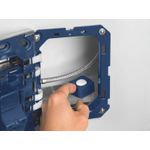 Casa si Gradina - Sanitare - Obiecte sanitare - Accesorii vase de toaleta - Clapeta WC Grohe 38805000, 156 mm, 197 mm, functie eco, verticala, incastrat pentru tip rezervor, Crom - Infinity.ro