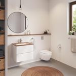 Casa si Gradina - Sanitare - Obiecte sanitare - Accesorii vase de toaleta - Clapeta WC Grohe 37601000, 130 mm, 172 mm, functie eco, verticala, incastrat pentru tip rezervor, Crom - Infinity.ro