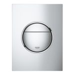 Casa si Gradina - Sanitare - Obiecte sanitare - Accesorii vase de toaleta - Clapeta WC Grohe 37601000, 130 mm, 172 mm, functie eco, verticala, incastrat pentru tip rezervor, Crom - Infinity.ro