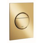 Casa si Gradina - Sanitare - Obiecte sanitare - Accesorii vase de toaleta - Clapeta WC Grohe 37601GL0, 130 mm, 172 mm, functie eco, verticala, incastrat pentru tip rezervor, Auriu - Infinity.ro