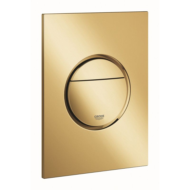 Casa si Gradina - Sanitare - Obiecte sanitare - Accesorii vase de toaleta - Clapeta WC Grohe 37601GL0, 130 mm, 172 mm, functie eco, verticala, incastrat pentru tip rezervor, Auriu - Infinity.ro