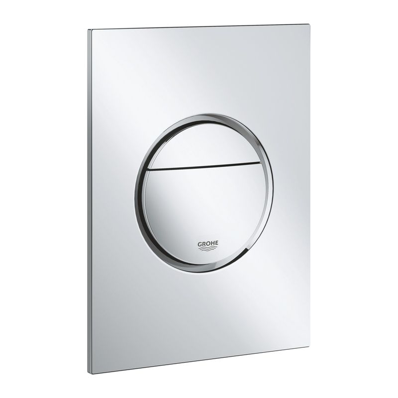 Casa si Gradina - Sanitare - Obiecte sanitare - Accesorii vase de toaleta - Clapeta WC Grohe 37601000, 130 mm, 172 mm, functie eco, verticala, incastrat pentru tip rezervor, Crom - Infinity.ro