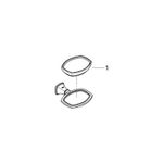 Casa si Gradina - Sanitare - Suporturi si accesorii baie - Suporturi baie - Savoniera Grohe 40628000, 126 mm, 2 orificii instalare, pe perete, portelan, metal, elemente fixare ascunse, Crom - Infinity.ro