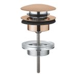 Casa si Gradina - Sanitare - Chiuveta bucatarie si accesorii - Accesorii chiuvete - Ventil push to open Grohe 65807DL0, 64 mm, 70 mm, 35 diametru, 1 1/4 diametru montaj, universal, Cupru - Infinity.ro