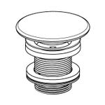 Casa si Gradina - Sanitare - Chiuveta bucatarie si accesorii - Accesorii chiuvete - Ventil lavoar Grohe 49623000, 84 mm, 70 mm, 45 diametru, 1 1/4 diametru montaj, universal, in bideu, in lavoar, Alb - Infinity.ro
