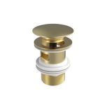 Casa si Gradina - Sanitare - Chiuveta bucatarie si accesorii - Accesorii chiuvete - Ventil lavoar Roca A5054015VA, 105 mm, 45 mm, 65 diametru, 1 1/4 diametru montaj, universal, in bideu, in lavoar, Auriu - Infinity.ro