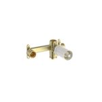 Casa si Gradina - Sanitare - Lavoar baie si accesorii - Accesorii baterii sanitare - Valva baterie lavoar Roca A5E3502P30, 1/2 diametru alimentare, 2 nr iesiri, 2 nr intrari, incastrat, alb - Infinity.ro