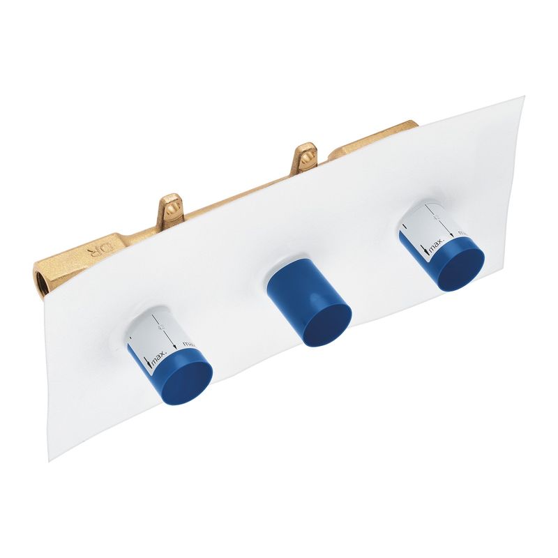 Casa si Gradina - Sanitare - Lavoar baie si accesorii - Accesorii baterii sanitare - Valva lavoar Grohe 29025002, 1/2 diametru alimentare, 1/2 diametru iesire, 1 nr iesiri, 2 nr intrari, alama - Infinity.ro