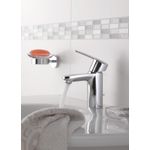Casa si Gradina - Sanitare - Suporturi si accesorii baie - Suporturi baie - Suport sapun Grohe 40444001, 125 mm, 1 orificii instalare, pe perete, sticla, metal, elemente fixare ascunse, Crom - Infinity.ro