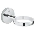 Casa si Gradina - Sanitare - Suporturi si accesorii baie - Suporturi baie - Suport Grohe 40585001, 111 mm, 54 mm, 2 orificii instalare, pe perete, metal, elemente fixare ascunse, Crom - Infinity.ro
