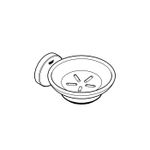 Casa si Gradina - Sanitare - Suporturi si accesorii baie - Suporturi baie - Suport Grohe 40585001, 111 mm, 54 mm, 2 orificii instalare, pe perete, metal, elemente fixare ascunse, Crom - Infinity.ro