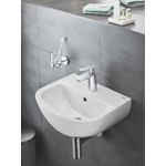 Casa si Gradina - Sanitare - Suporturi si accesorii baie - Suporturi baie - Suport Grohe 40585001, 111 mm, 54 mm, 2 orificii instalare, pe perete, metal, elemente fixare ascunse, Crom - Infinity.ro