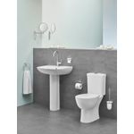 Casa si Gradina - Sanitare - Suporturi si accesorii baie - Suporturi baie - Suport Grohe 40585001, 111 mm, 54 mm, 2 orificii instalare, pe perete, metal, elemente fixare ascunse, Crom - Infinity.ro