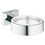 Casa si Gradina - Sanitare - Suporturi si accesorii baie - Suporturi baie - Suport Grohe 40508001, 107 mm, 42 mm, 2 orificii instalare, pe perete, metal, elemente fixare ascunse, Crom - Infinity.ro