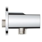 Casa si Gradina - Sanitare - Cazi si cabine de dus - Coloane si seturi de dus - Cot iesire dus Grohe 28628001, 85 mm, 70 mm, 1/2 diametru filet iesire, 1/2 diametru filet alimentare, Crom - Infinity.ro