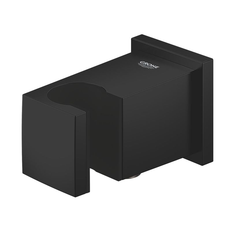 Casa si Gradina - Sanitare - Cazi si cabine de dus - Coloane si seturi de dus - Cot iesire dus Grohe 263702430, 88 mm, 52 mm, 1/2 diametru filet iesire, 1/2 diametru filet alimentare, Negru - Infinity.ro