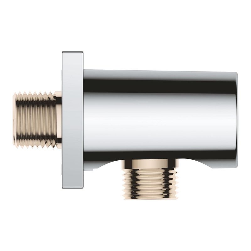 Casa si Gradina - Sanitare - Cazi si cabine de dus - Coloane si seturi de dus - Cot iesire dus Grohe 27076000, 54 mm, 50 mm, 1/2 diametru filet iesire, 1/2 diametru filet alimentare, Crom - Infinity.ro