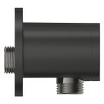 Casa si Gradina - Sanitare - Cazi si cabine de dus - Coloane si seturi de dus - Cot iesire dus Grohe 286712431, 65 mm, 67 mm, 1/2 diametru filet iesire, 1/2 diametru filet alimentare, Negru - Infinity.ro