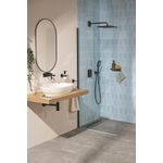 Casa si Gradina - Sanitare - Cazi si cabine de dus - Coloane si seturi de dus - Cot iesire dus Grohe 263702430, 88 mm, 52 mm, 1/2 diametru filet iesire, 1/2 diametru filet alimentare, Negru - Infinity.ro