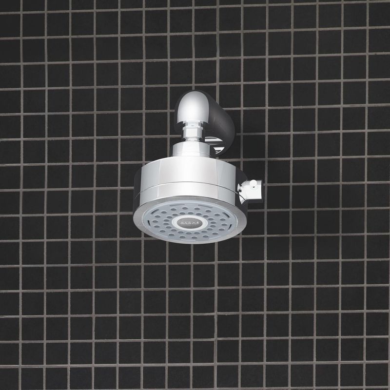 Casa si Gradina - Sanitare - Cazi si cabine de dus - Coloane si seturi de dus - Cot iesire dus Grohe 27076000, 54 mm, 50 mm, 1/2 diametru filet iesire, 1/2 diametru filet alimentare, Crom - Infinity.ro