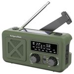 TV, Audio-Video si Foto - Portabile audio - Radio - Radio multifunctional cu incarcare solara, 2000MAH, Panou solar, Dinam, powerbank, lanterna, - Infinity.ro