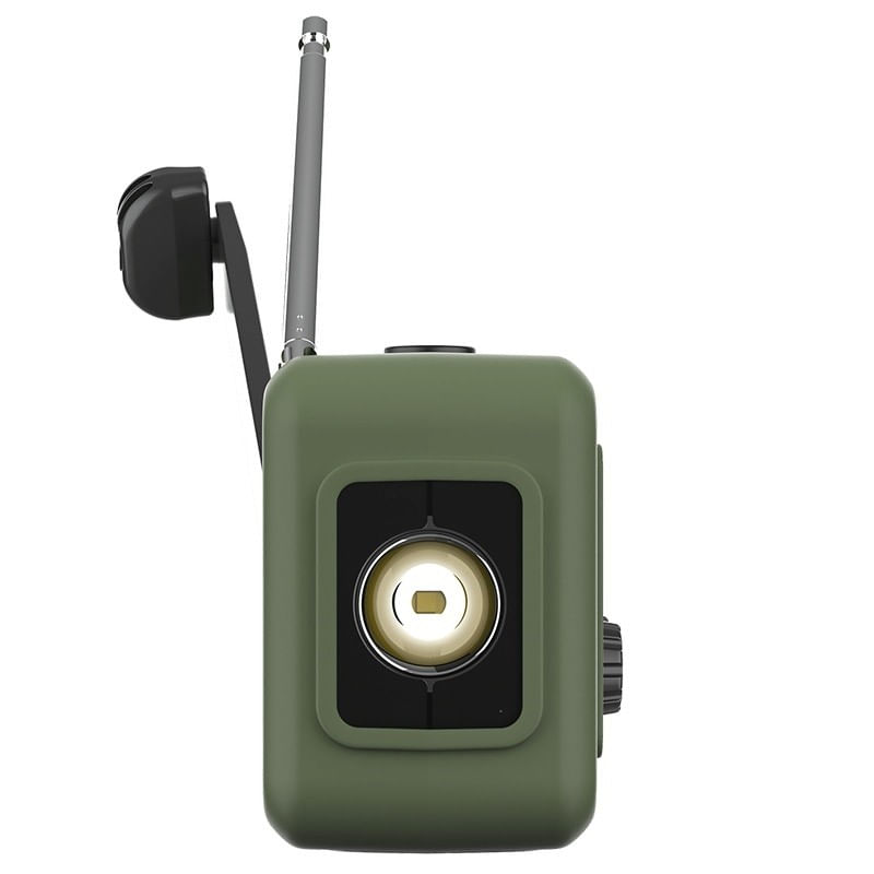 TV, Audio-Video si Foto - Portabile audio - Radio - Radio multifunctional cu incarcare solara, 2000MAH, Panou solar, Dinam, powerbank, lanterna, - Infinity.ro