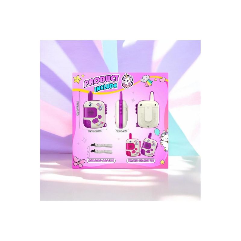 Jucarii, Copii si Bebe - Jucarii si jocuri - Jucarii & jocuri educative - Jucarii interactive - Top Bottom Set of 2 Walkie-Talkie Stations for Children with Design (3+ Years) - Infinity.ro
