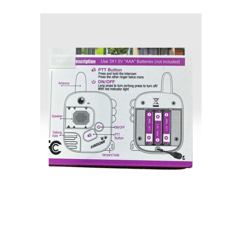 Jucarii, Copii si Bebe - Jucarii si jocuri - Jucarii & jocuri educative - Jucarii interactive - Top Bottom Set of 2 Walkie-Talkie Stations for Children with Design (3+ Years) - Infinity.ro