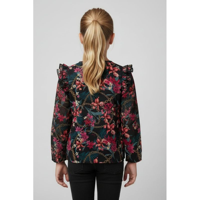 Fashion, accesorii si bijuterii - Copii - Imbracaminte copii - Bluze si camasi copii - Bluza GUESS pentru fete K4BHA0 Multicolor 5 ani 110 CM - Infinity.ro