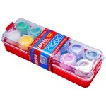 Carti si Birotica - Rechizite - Pictura si desen - Acuarele si culori - Culori Tempera Lavabile NEBO, 12 Culori x 15g, Recipiente Plastice cu Capac Infiletat - Infinity.ro