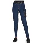 Casa si Gradina - Constructii - Echipamente de lucru - Imbracaminte protectia muncii - Pantaloni de lucru dama, talie flexibila, denim elastic cu intarituri Cordura, Jeans-L727 Albastru 36 - Infinity.ro