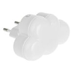 Casa si Gradina - Corpuri si surse de iluminat - Veioze si lampi - Lampi de veghe copii - Lampa de veghe cu senzor de lumina, forma nor, 0.5W, Alba calda - Infinity.ro