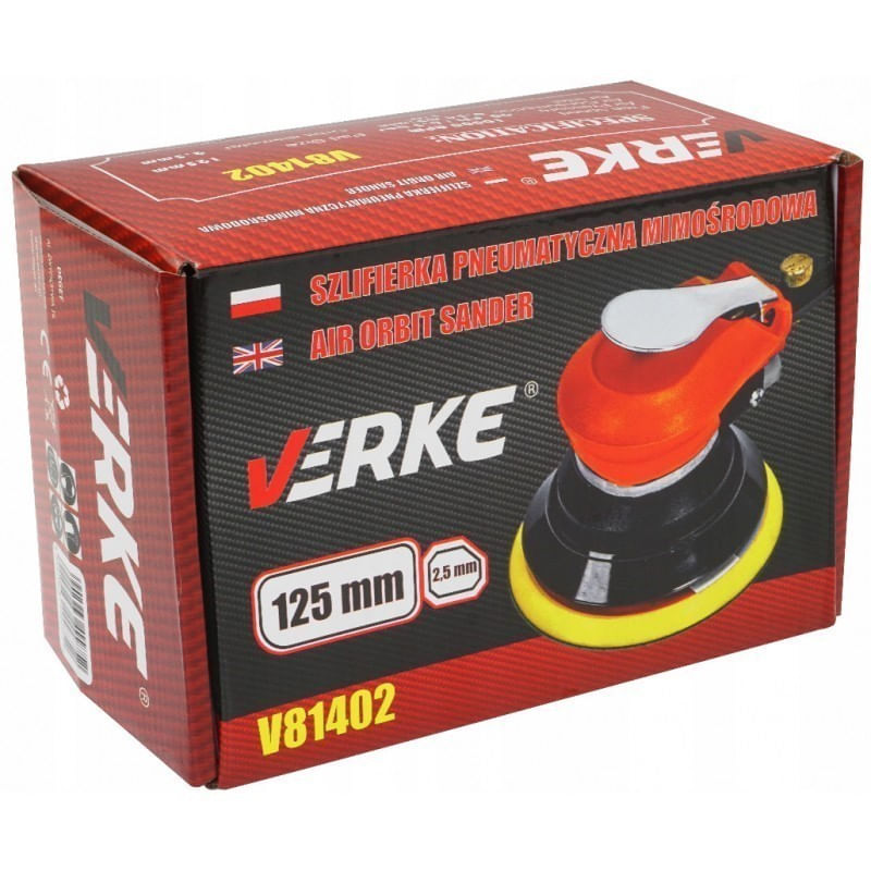 Casa si Gradina - Constructii - Scule electrice si accesorii - Slefuitoare - Slefuitor pneumatic, Verke V81402, excentric, 125 mm - Infinity.ro