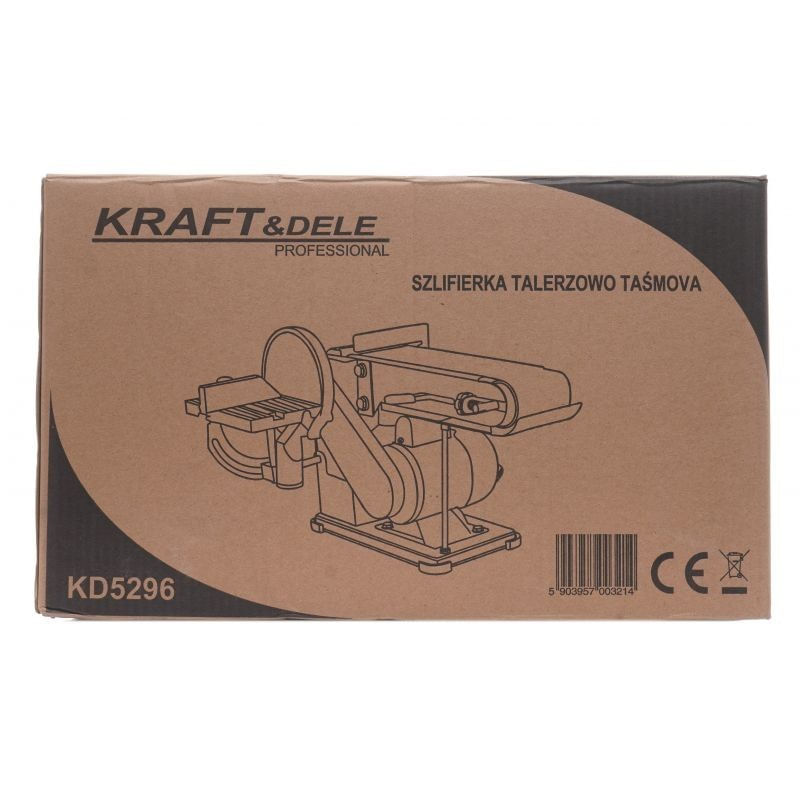 Casa si Gradina - Constructii - Scule electrice si accesorii - Slefuitoare - Slefuitor cu disc-curea, Kraft&dele, 650w, galben, kd5296 - Infinity.ro