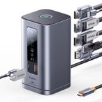 Laptop, Telefoane si Tablete - Telefoane mobile si accesorii - Accesorii Telefoane - Baterii externe - Statie de docare Baseus Spacemate RD1, 11 in 1, 3 monitoare, USB-C, gri - Infinity.ro