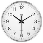 Casa si Gradina - Decoratiuni - Ceasuri - Ceas de perete Teesa 30cm argintiu - Infinity.ro
