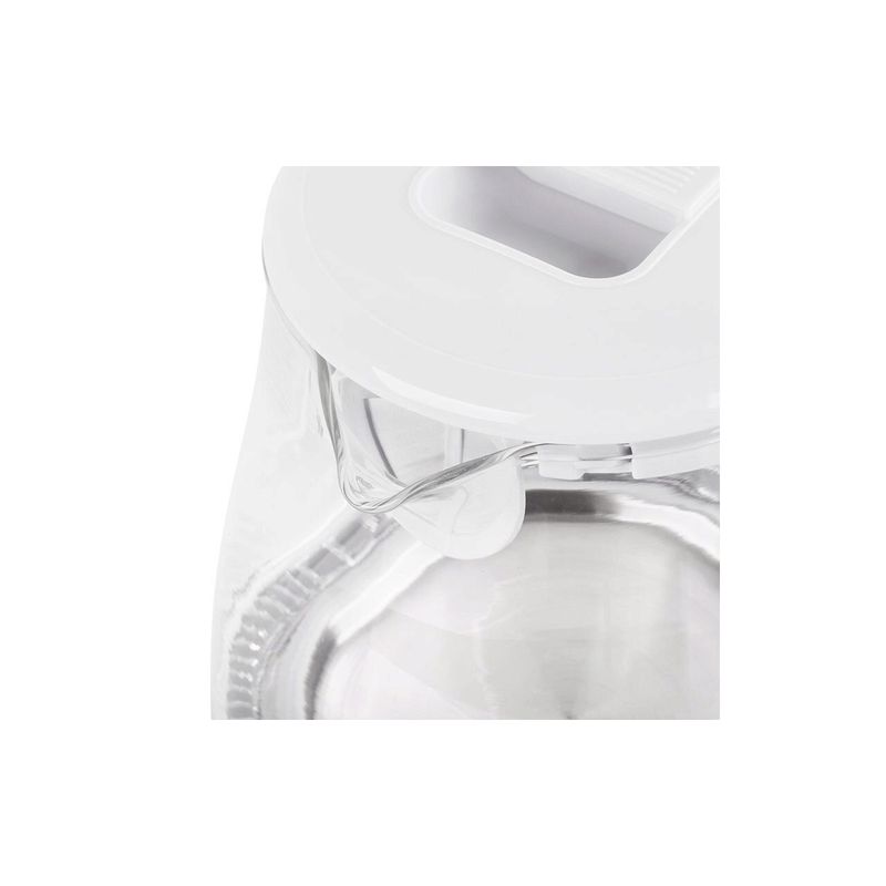 Electronice si Electrocasnice - Electrocasnice bucatarie - Preparare bauturi - Fierbatoare de apa - Fierbator electric cordless, Capacitate 1 l, putere 1630 W, cana gradata, Alb - Infinity.ro