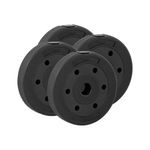 Sport si Outdoor - Fitness - Greutati si echipament - Greutati - Set 10 greutati, Rebel, 10 kg, Negru - Infinity.ro