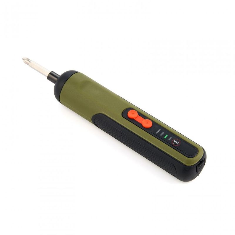 Casa si Gradina - Constructii - Scule de mana si unelte - Surubelnite - Surubelnita pe acumulator Heinner SSA112, 4 V, 250 RPM, 3 Nm, cablu USB, 25 biti 25 mm, 2 x prelungitor biti - Infinity.ro