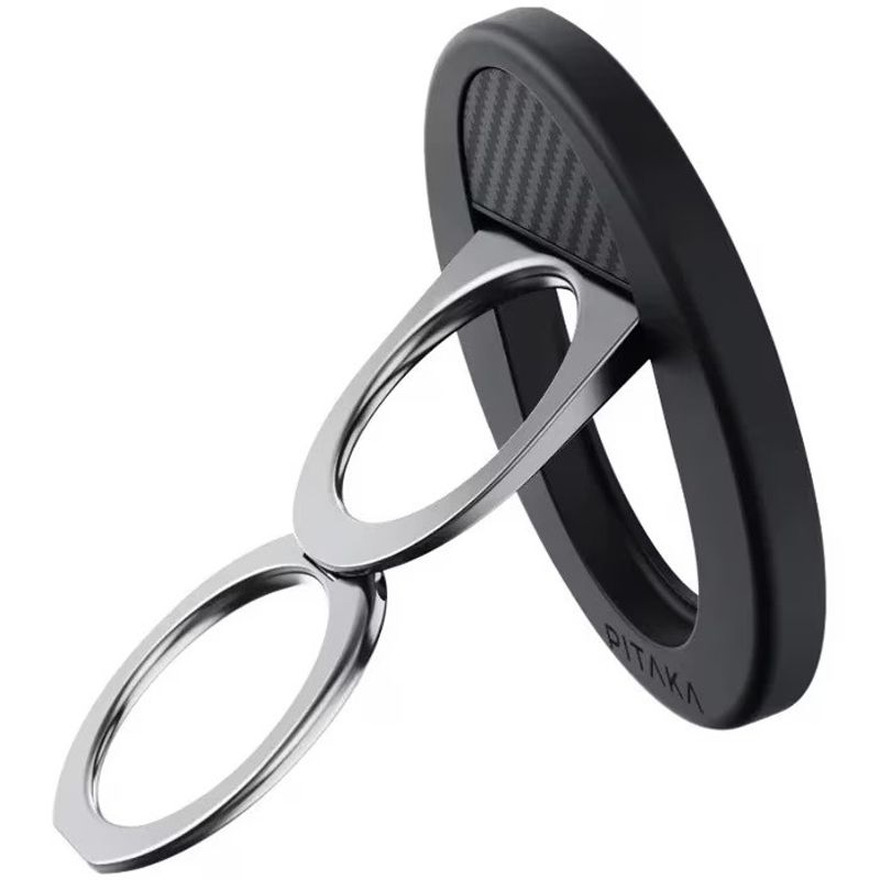 Laptop, Telefoane si Tablete - Telefoane mobile si accesorii - Accesorii Telefoane - Suport si docking telefoane - Suport Inel Magnetic Pitaka pentru telefon MagEZ Grip 3 Negru - Infinity.ro