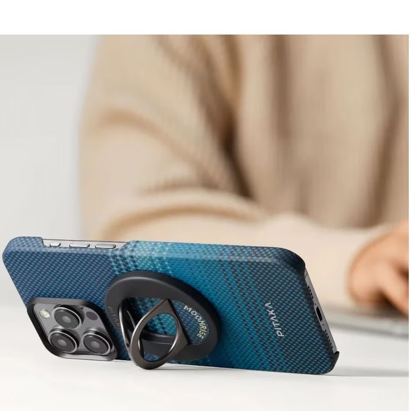 Laptop, Telefoane si Tablete - Telefoane mobile si accesorii - Accesorii Telefoane - Suport si docking telefoane - Suport Inel Magnetic Pitaka pentru telefon MagEZ Grip 3 Negru - Infinity.ro