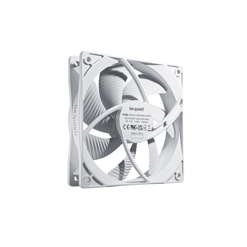 PC, gaming si accesorii - Componente PC - Coolere si Ventilatoare PC - Ventilatoare PC - Ventilator PC Be quiet! Pure Wings 3, 12 cm, alb, set de 3 bucati - Infinity.ro