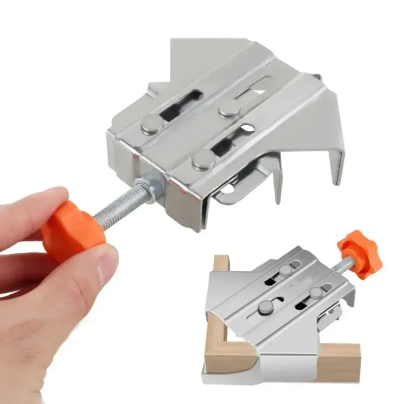 Casa si Gradina - Constructii - Scule electrice si accesorii - Menghine si cleme fixare - Clema de colt inchisa la 90 grade ABYZ din Otel Inoxidabil Falci Pivotante pentru Tamplarie si Sudura - Infinity.ro